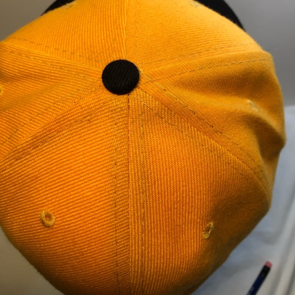 Pittsburgh Pirates New Era 59FIFTY Fitted Hat - Gold Black 7 1/8 MLB Wool - Picture 6 of 15